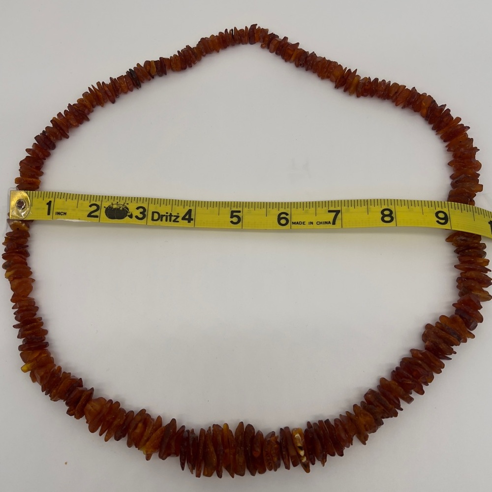 Raw Amber Necklace - Picture 4 of 4
